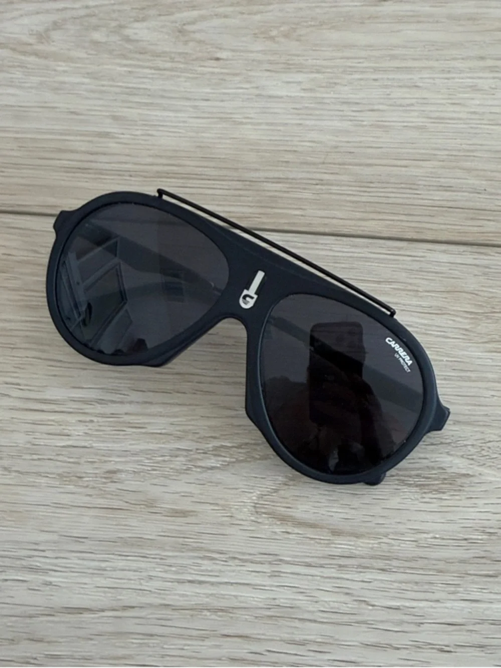 Carrera FLAG Special Edition Black Aviator Sunglasses for Men